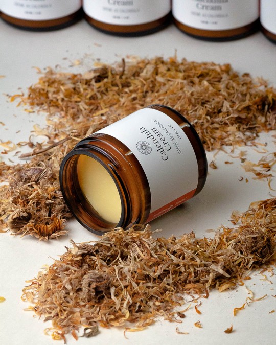 Calendula Cream Jar Open
