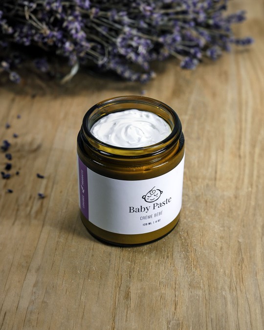 Baby Paste Cream Jar Open