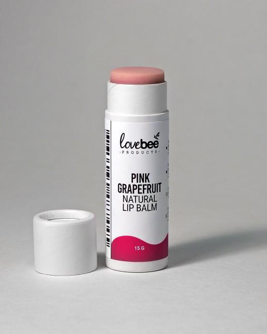 Pink Grapefruit Natural Lip Balm