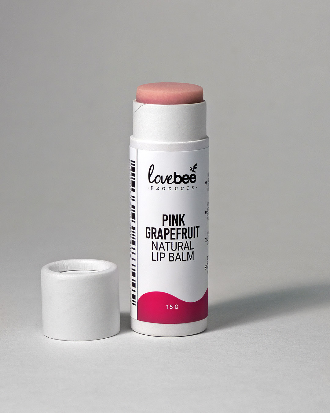 Pink Grapefruit Natural Lip Balm