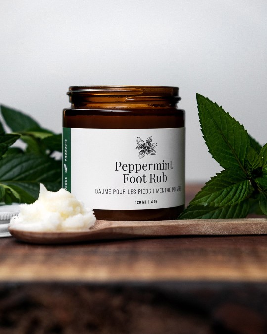 Peppermint Foot Rub Open