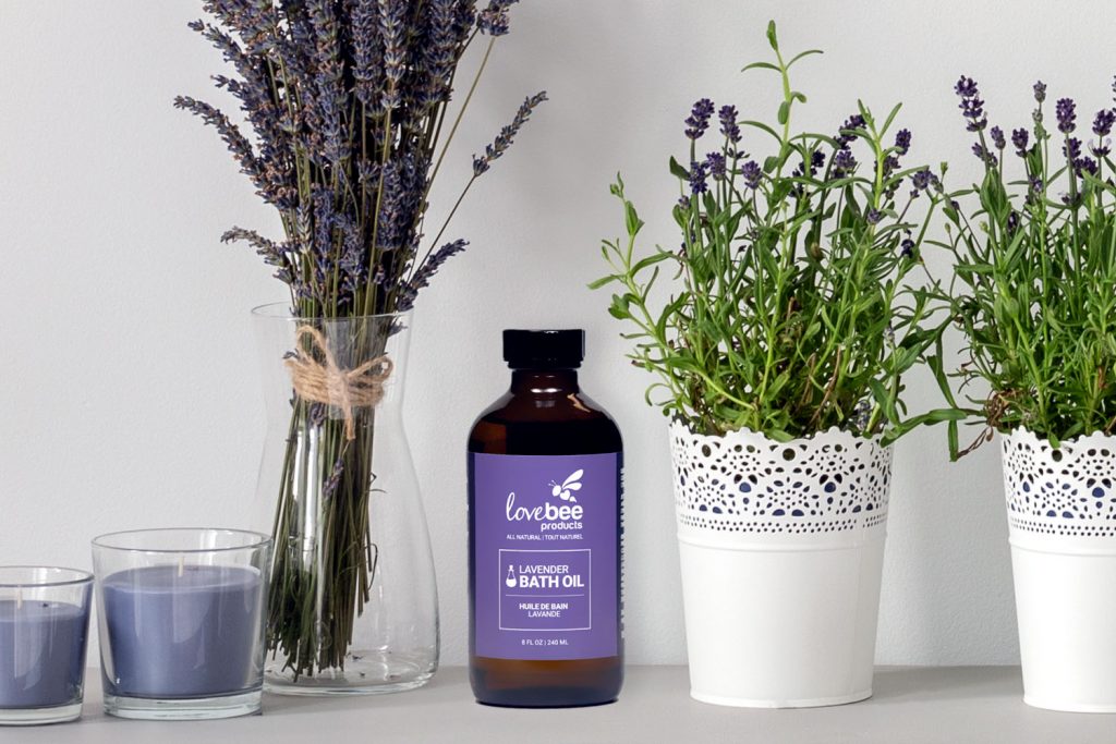 Organic Lavender Bath Oil From Lovebee Products
