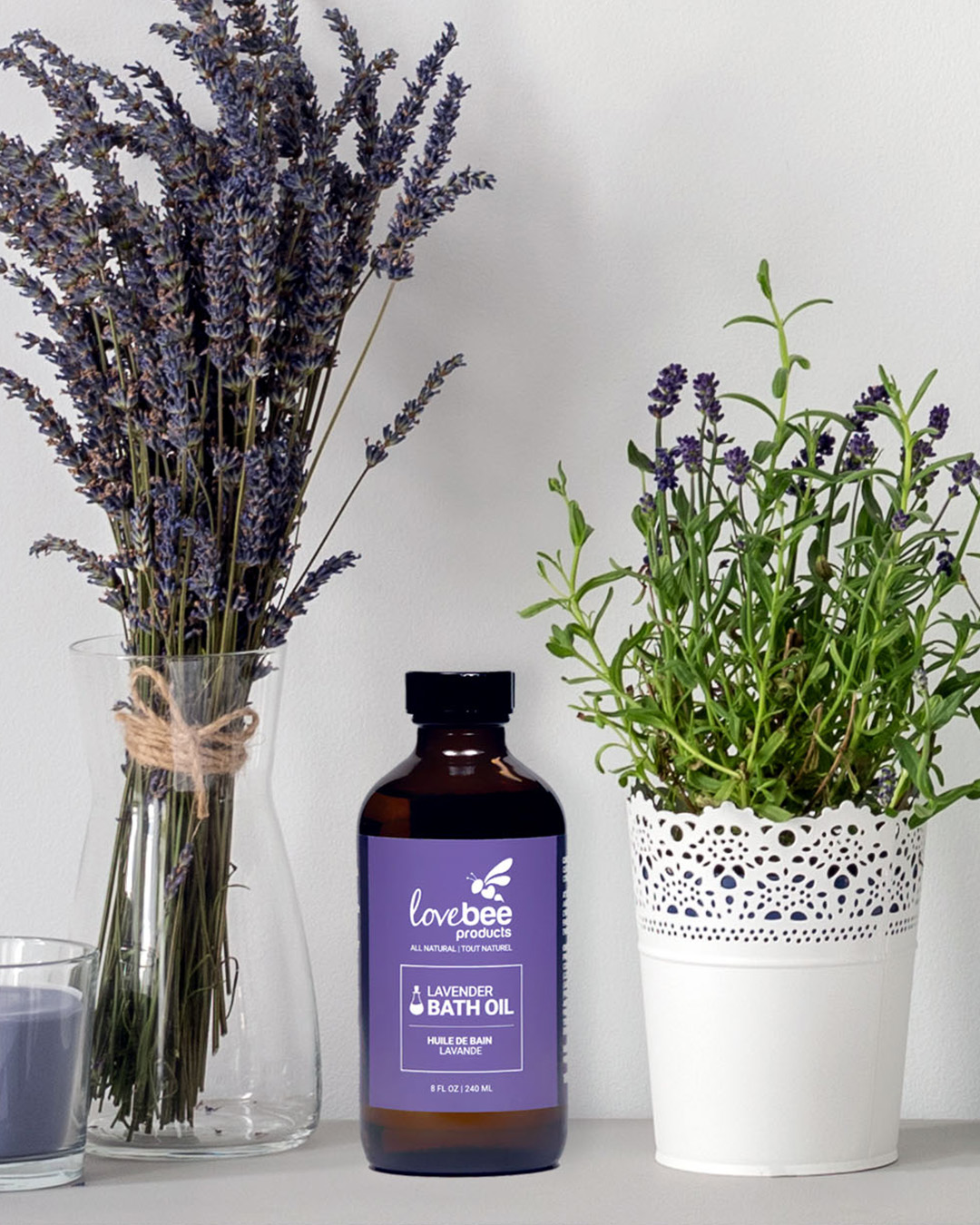 Organic Lavender Bath Oil Lovebee Products