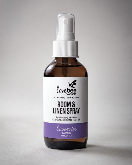 Lavender Room & Linen Spray Glass