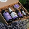 A lavender gift box