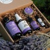 A lavender gift box