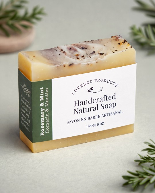 Rosemary & Mint Natural Bar Soap