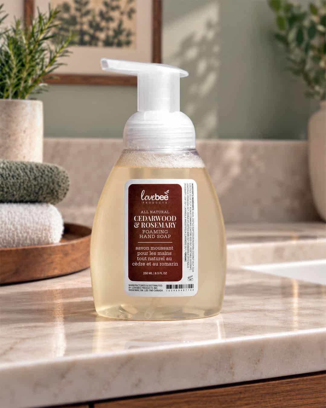 Cedarwood & Rosemary Foaming Hand Soap